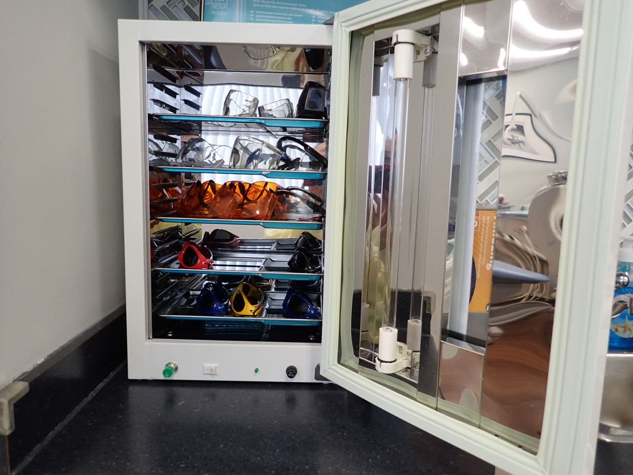 Photo of goggles sterilization